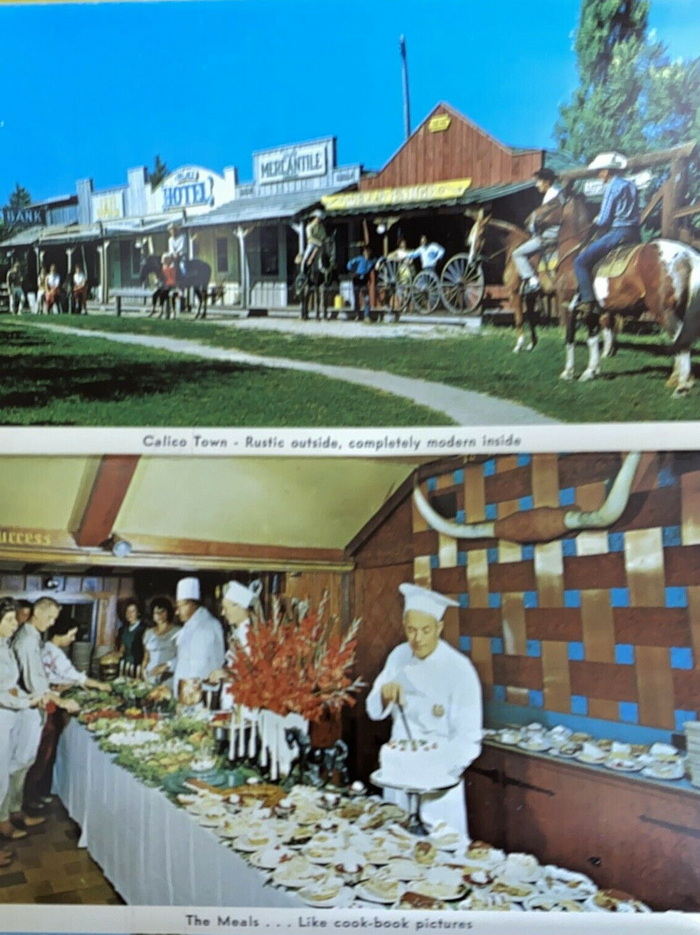 Double JJ Resort (Jack and Jill Ranch) - Old Postcard View (newer photo)
